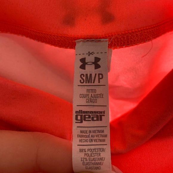 UA Vibrant Pink Capri Leggings - Picture 3 of 6